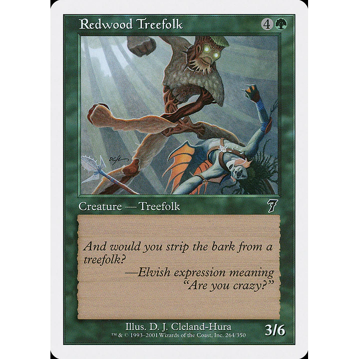 Redwood Treefolk (Retro Frame) | Español | NM | 7ED 1