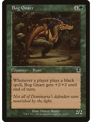 Bog Gnarr (Retro Frame) | Español | NM | APC