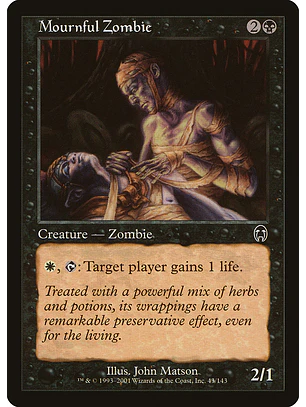 Mournful Zombie (Retro Frame) | Español | NM | APC