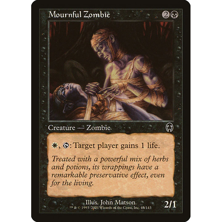 Mournful Zombie (Retro Frame) | Español | NM | APC 1