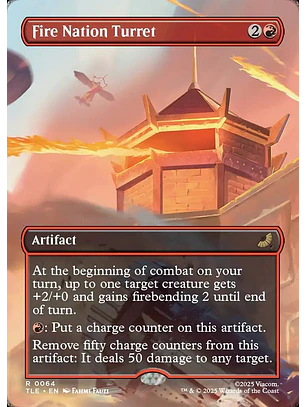 Fire Nation Turret (Borderless) | Inglés | NM | TLE