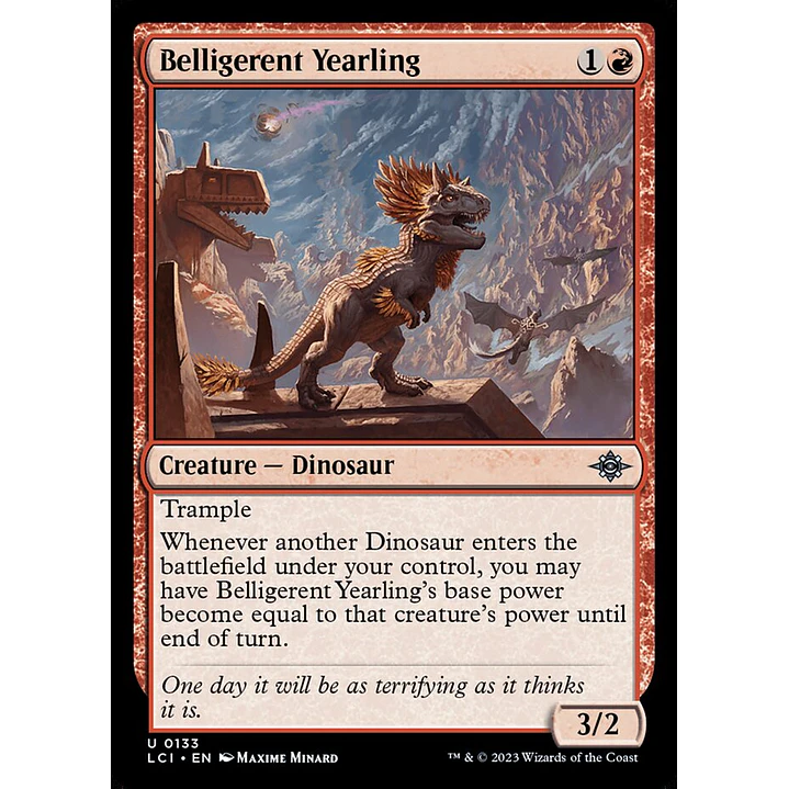 Belligerent Yearling | Inglés | NM | LCI 1
