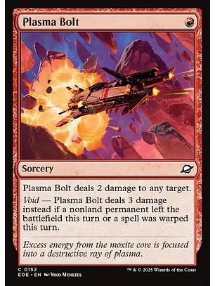 Plasma Bolt | Inglés | NM | EOE