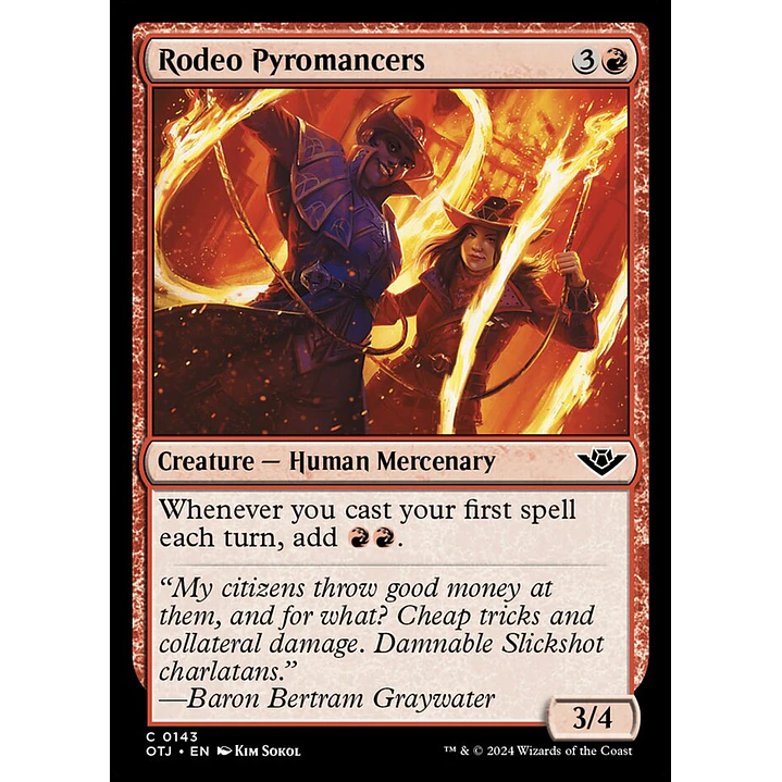 Rodeo Pyromancers | Inglés | NM | OTJ 1