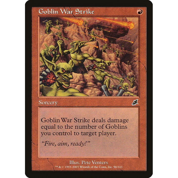 Goblin War Strike (Retro Frame) | Español | NM | SCG 1