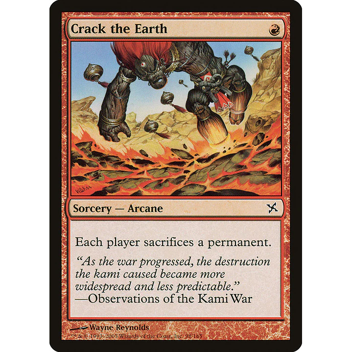 Crack the Earth | Inglés | NM | BOK 1