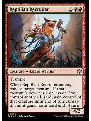 Reptilian Recruiter | Inglés | NM | BLB