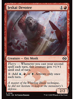 Jeskai Devotee | Inglés | NM | TDM