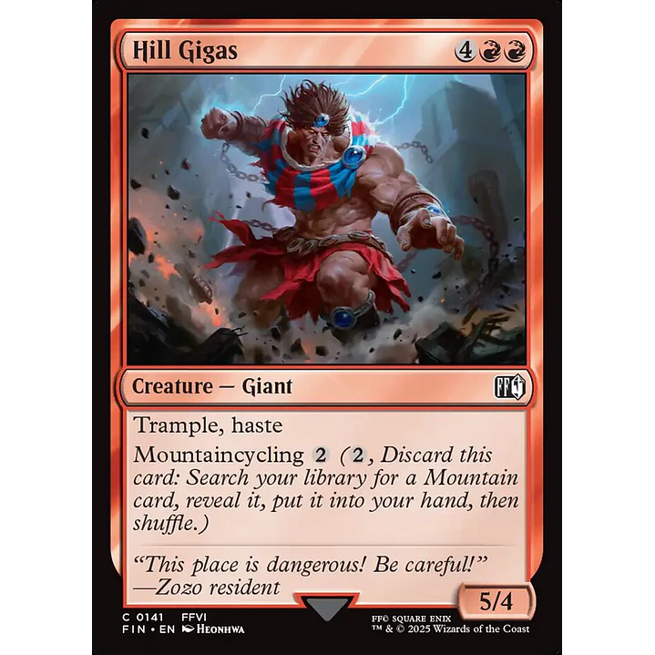 Hill Gigas | Inglés | NM | FIN 1