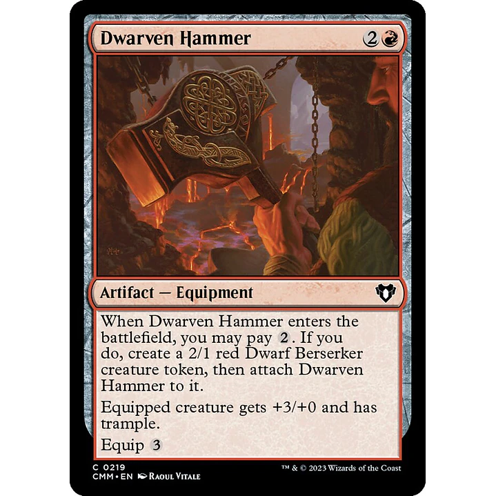 Dwarven Hammer | Inglés | NM | CMM 1