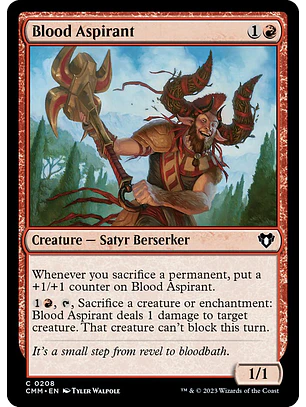 Blood Aspirant | Inglés | NM | CMM