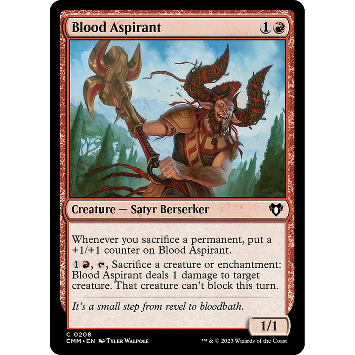 Blood Aspirant | Inglés | NM | CMM 1