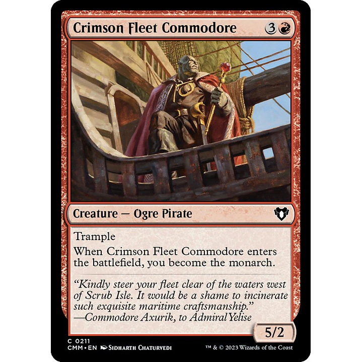 Crimson Fleet Commodore | Inglés | NM | CMM 1