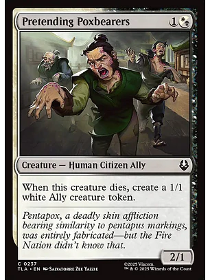 Pretending Poxbearers | Inglés | NM | TLA