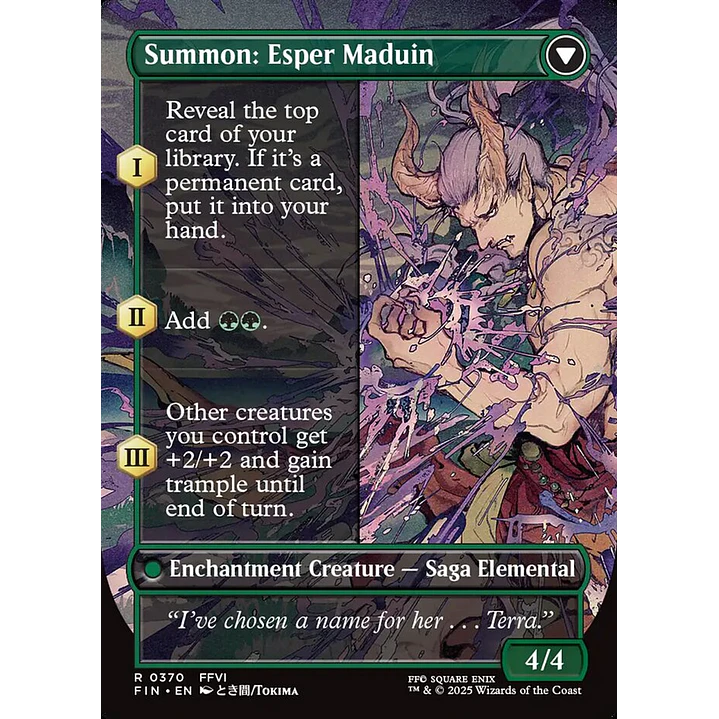 Esper Origins // Summon: Esper Maduin (Borderless) | Inglés | NM | FIN 2