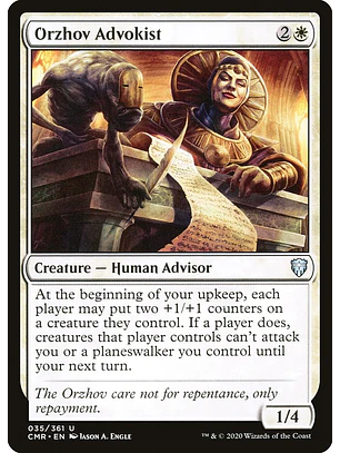 Orzhov Advokist | Inglés | NM | CMR
