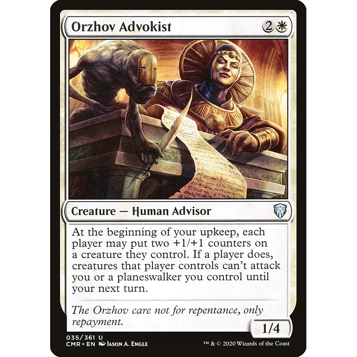 Orzhov Advokist | Inglés | NM | CMR 1