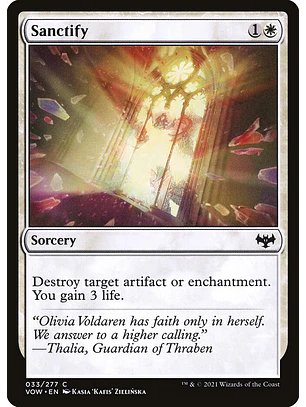 Sanctify | Inglés | NM | VOW
