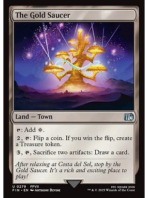 The Gold Saucer (foil) | Inglés | NM | FIN