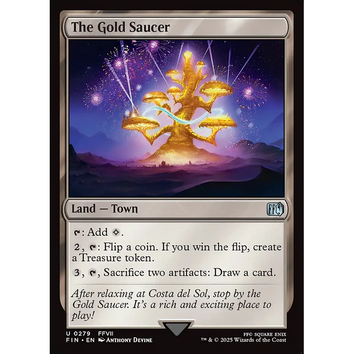 The Gold Saucer (foil) | Inglés | NM | FIN 1