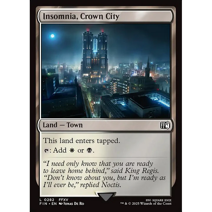 Insomnia, Crown City (foil) | Inglés | NM | FIN 1