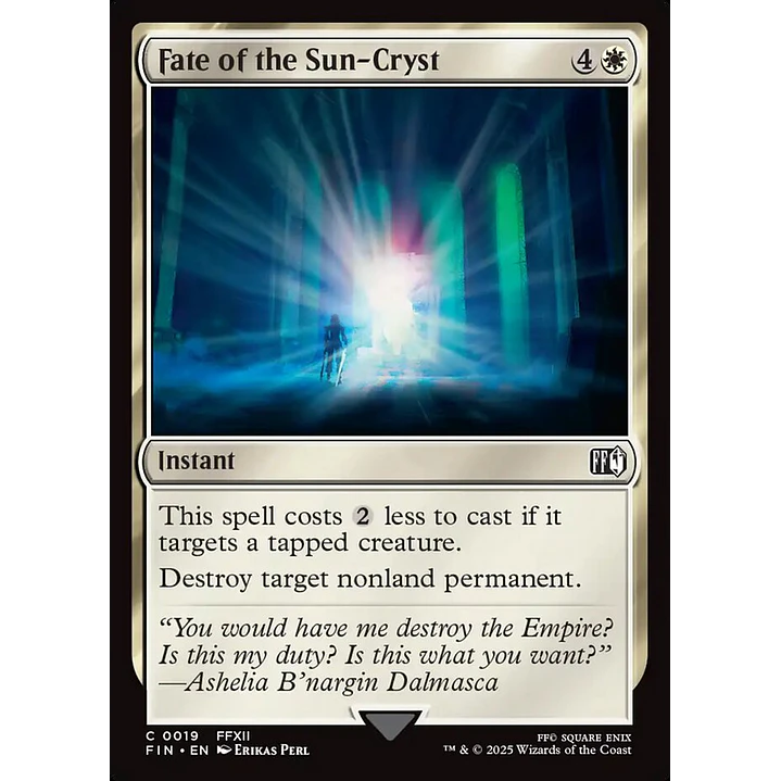 Fate of the Sun-Cryst | Inglés | NM | FIN 1