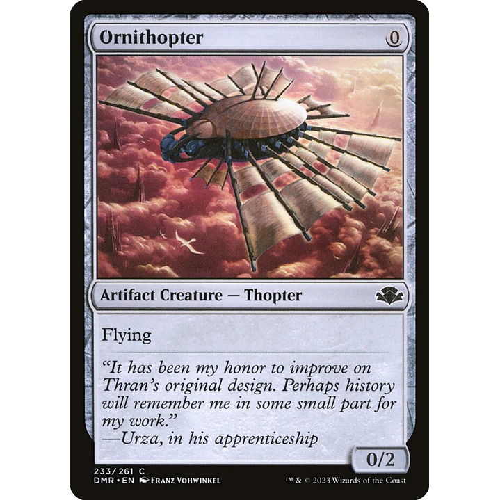 Ornithopter | Inglés | NM | DMR 1