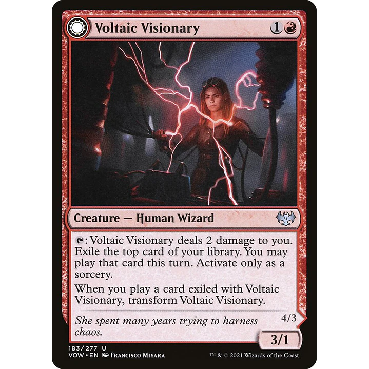 Voltaic Visionary // Volt-Charged Berserker | Inglés | NM | VOW 1