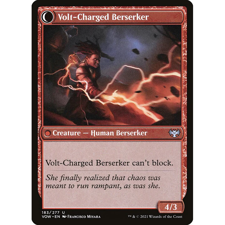 Voltaic Visionary // Volt-Charged Berserker | Inglés | NM | VOW 2