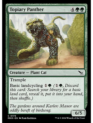 Topiary Panther | Inglés | NM | MKM