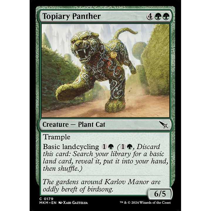 Topiary Panther | Inglés | NM | MKM 1
