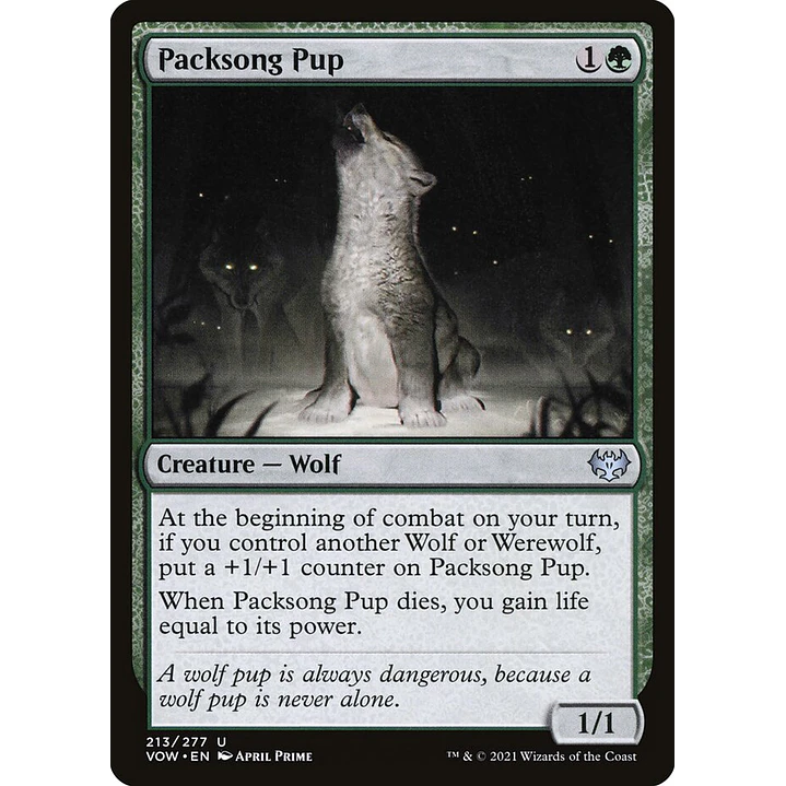 Packsong Pup | Inglés | NM | VOW 1