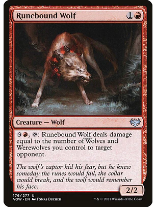 Runebound Wolf | Inglés | NM | VOW