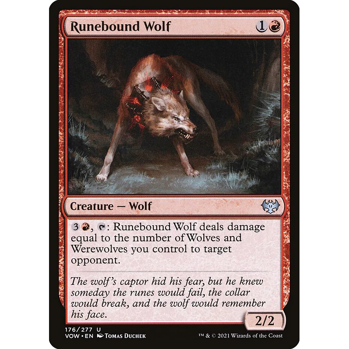 Runebound Wolf | Inglés | NM | VOW 1
