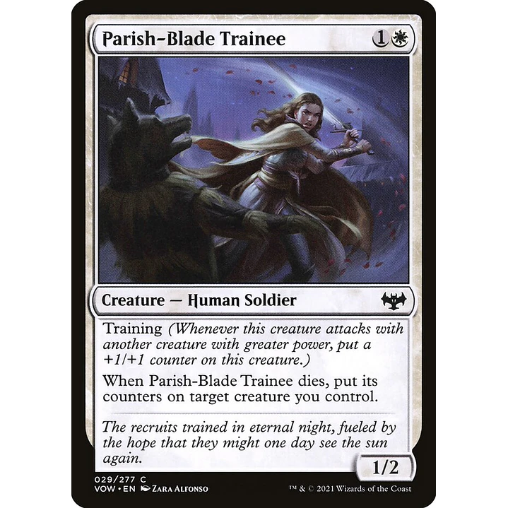 Parish-Blade Trainee | Inglés | NM | VOW 1
