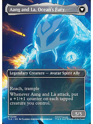 Aang, Swift Savior // Aang and La, Ocean's Fury (Borderless) | Inglés | NM | TLA