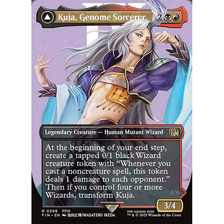 Kuja, Genome Sorcerer // Trance Kuja, Fate Defied (Borderless) | Inglés | NM | FIN 1