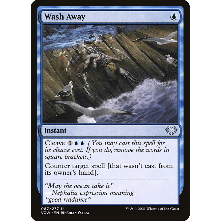 Wash Away | Inglés | NM | VOW 1
