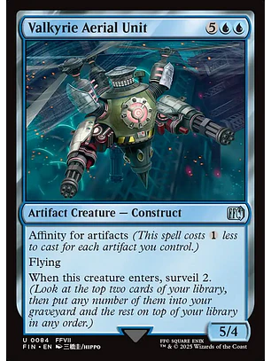 Valkyrie Aerial Unit (foil) | Español | NM | FIN