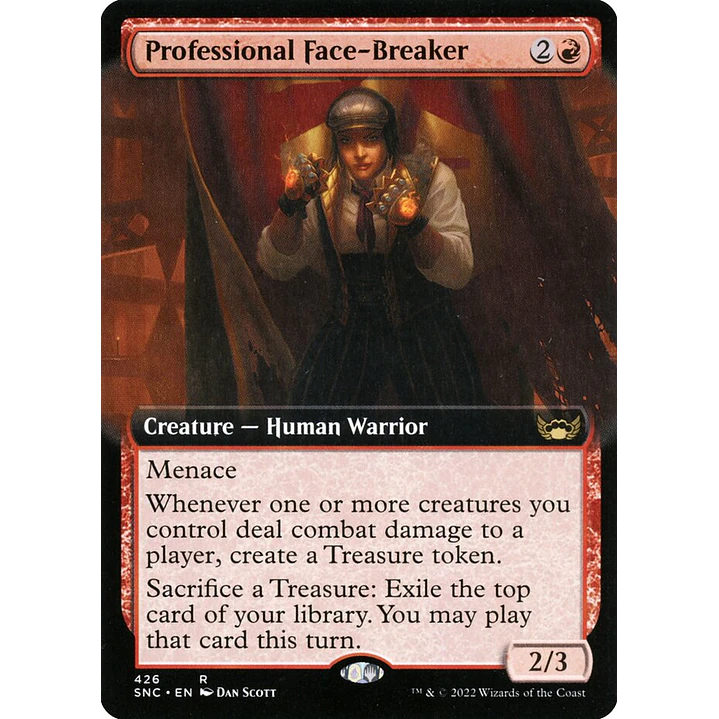 Professional Face-Breaker (Extended Art foil) | Inglés | NM | SNC 1