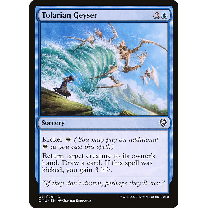 Tolarian Geyser (foil) | Inglés | NM | DMU 1