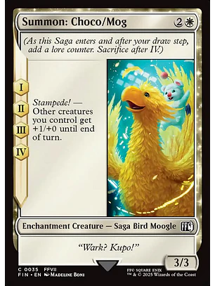 Summon: Choco/Mog | Inglés | NM | FIN
