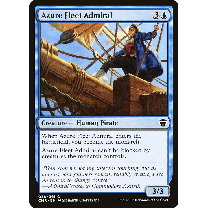 Azure Fleet Admiral | Inglés | NM | CMR 1