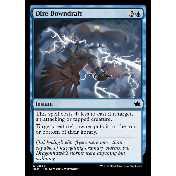 Dire Downdraft | Inglés | NM | BLB 1