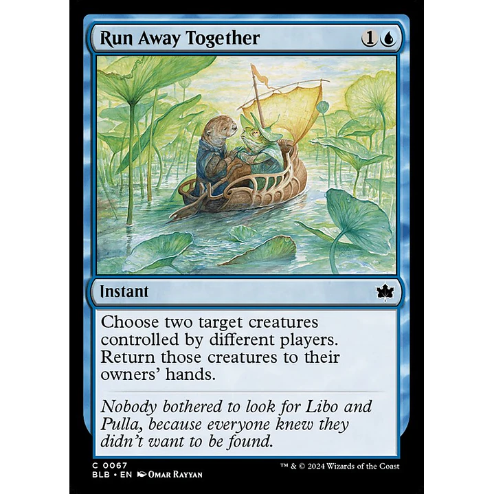 Run Away Together | Inglés | NM | BLB 1