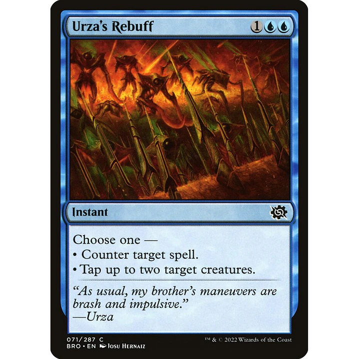 Urza's Rebuff | Inglés | NM | BRO 1