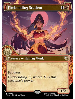 Firebending Student (Showcase) | Inglés | NM | TLA