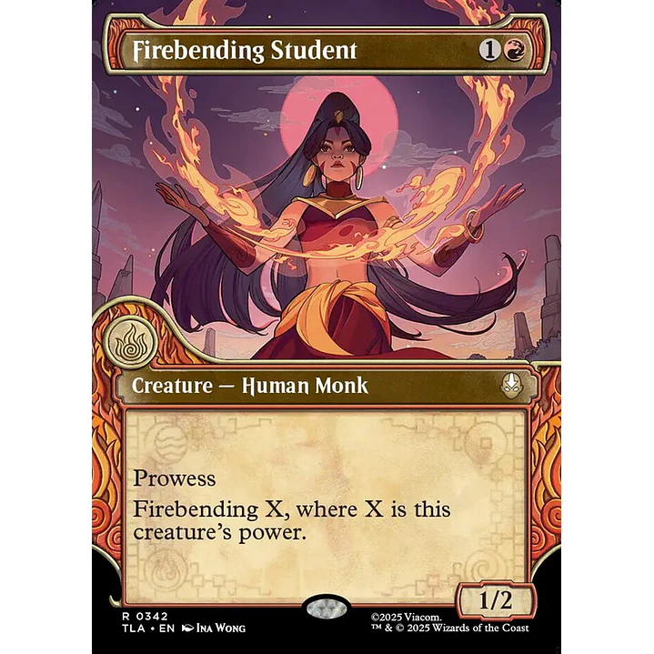 Firebending Student (Showcase) | Inglés | NM | TLA 1