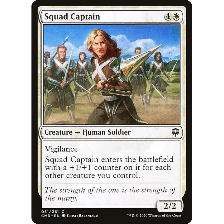 Squad Captain | Inglés | NM | CMR 1