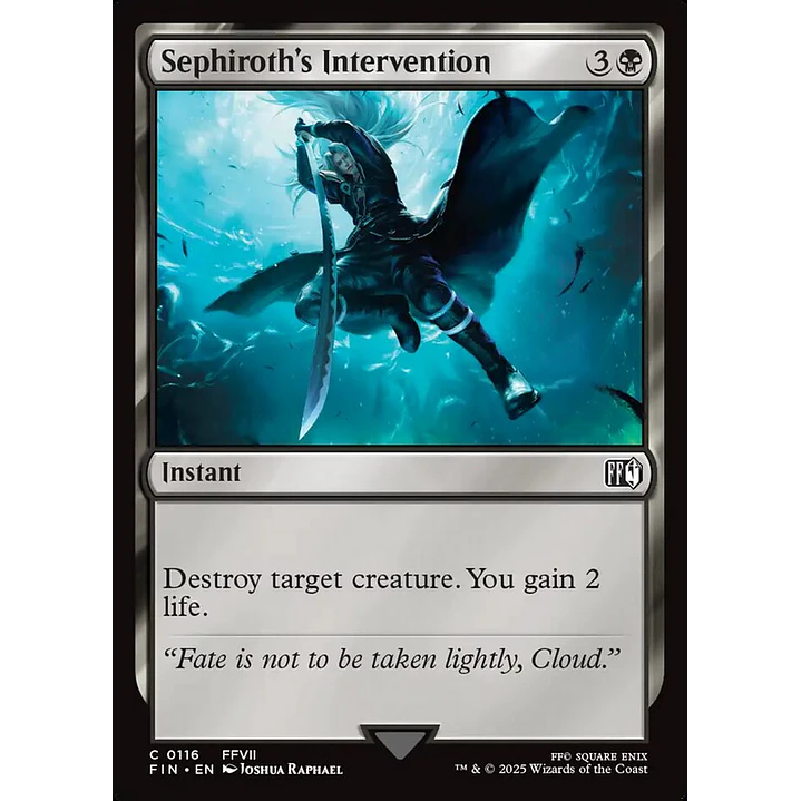 Sephiroth's Intervention | Inglés | NM | FIN 1